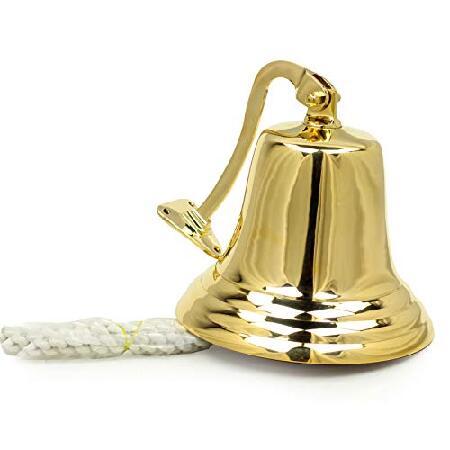 8 Nautical Brass Maritime Ship Bell 並行輸入品