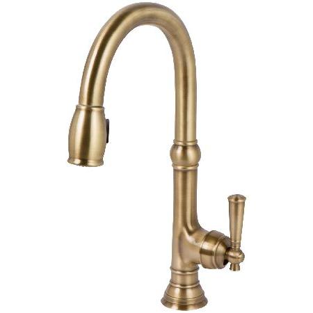 買い保障できる Newport Brass 2470-5103/06 Pull-Down Kitchen Faucet Antique Brass Jacobean 並行輸入品 キッチン蛇口、水栓