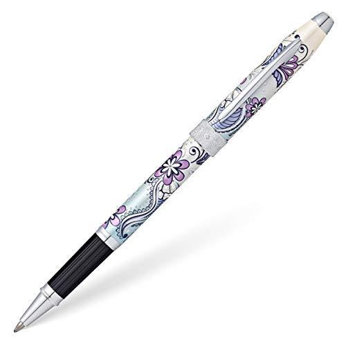 『3年保証』 Botanica Cross Purple 並行輸入品 Pen Rollerball Selectip Orchid ボールペン