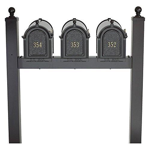 楽天カード分割 Multi Mailbox Triple Package Black 並行輸入品 国産 Www Simon Page Com