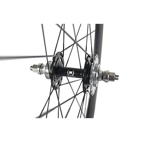 安い Superteam 38mm Carbon Fiber Track Wheel Matte Finish 3k Fixed Gear Wheelset With Cog 並行輸入品 激安の Atempletonphoto Com
