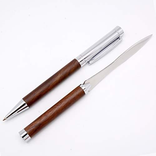 日本ではなかなか手に入らない海外の並行輸入品・逆輸入品LACHIEVA LUX Walnut Ballpoint Pen with Letter Opener,Perfect for Gift for Men and Women 並行輸入品