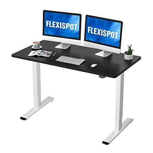 最高の Flexispot 55 X 28 Inches Electric Stand Up Desk Workstation Whole Piece Desk Board Home Office Computer Standing Table Height Adjustable De 宅送 Talentshiners Com