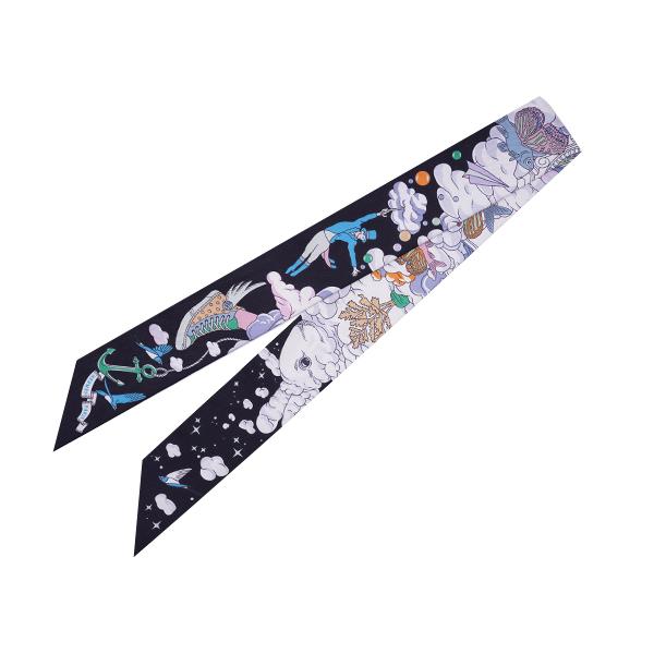 新品　エルメス　HERMES　2022年秋冬　スカーフ　ツイリー　私の雲　Silk100％の画像
