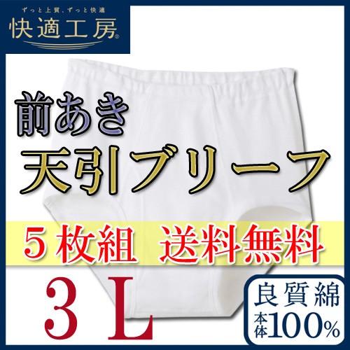 GUNZE（グンゼ） 5枚組 セット 快適工房 メンズ 天引ブリーフ 男性