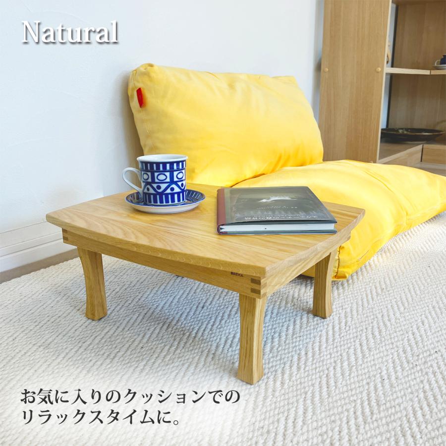 ミニテーブル ちゃぶ台 天然木 木製 折りたたみ ベッドテーブル ベッド