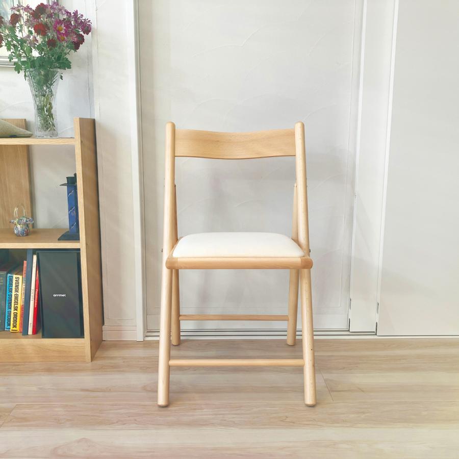 イタリア家具　椅子② ダイニングチェア　クッション付き 折りたたみ椅子 おしゃれ クッション付き ダイニングチェア イタリア製