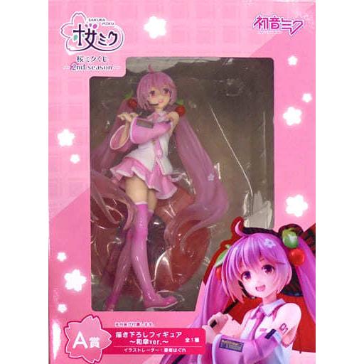 (フィギュア) 桜ミク〜２ｎｄ ｓｅａｓｏｎ〜 「タイトーくじ本舗 桜ミク ２ｎｄ ｓｅａｓｏｎ」 Ａ賞 描き下ろしフィギュア〜和傘 ver.〜 (管理番号：J0048)