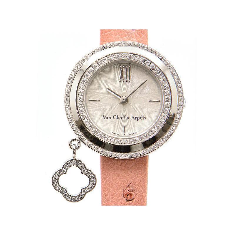 ヴァンクリーフ アーペル レディース チャームミニウォッチ Arn9uv00 新品仕上済 ダイヤベゼル クオーツ 腕時計 中古 送料無料 C コレクションシバ 通販 Yahoo ショッピング