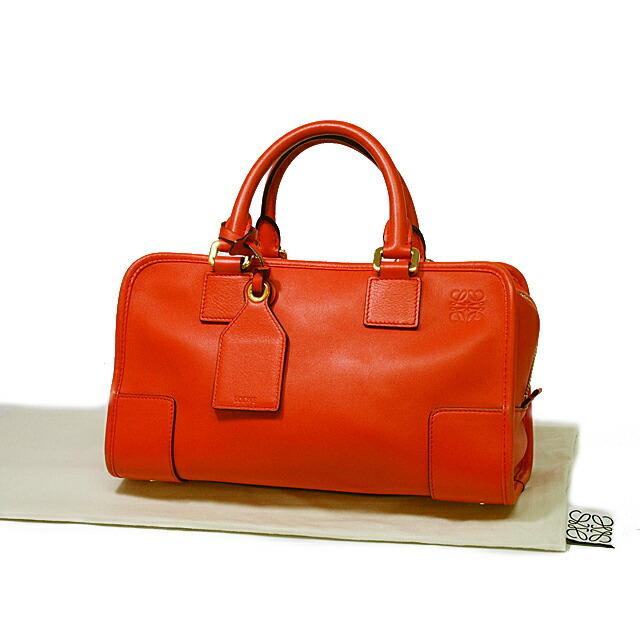 ロエベ アマソナ28 ハンドバッグ 352 30 N03 レザー レッド ミニボストン カーフスキン ゴールド金具 中古 送料無料 C コレクションシバ 通販 Yahoo ショッピング