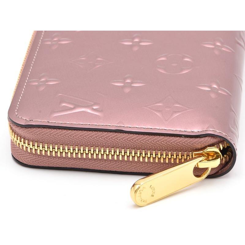 ルイヴィトン モノグラム・ヴェルニ パールピンク ジッピー