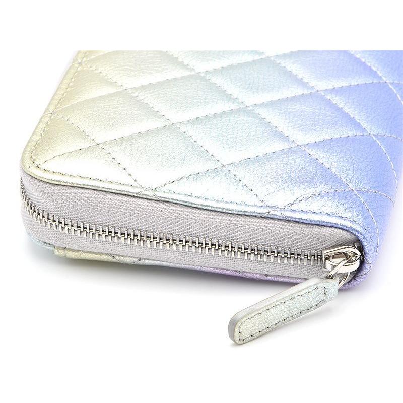 シャネル 長財布 パール 可愛い コレクショ マトラッセ ラウンド