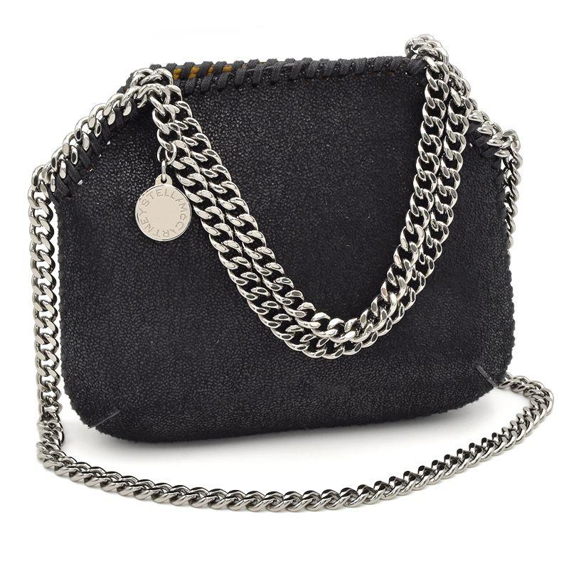 ステラマッカートニー ファラベラミニ 黒 - ハンドバッグ 