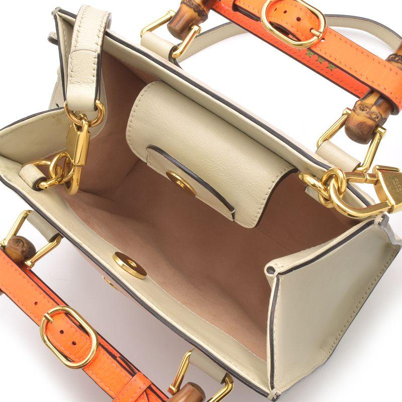 GUCCI グッチ ダイアナ ミニトートバッグ 655661 カーフレザー