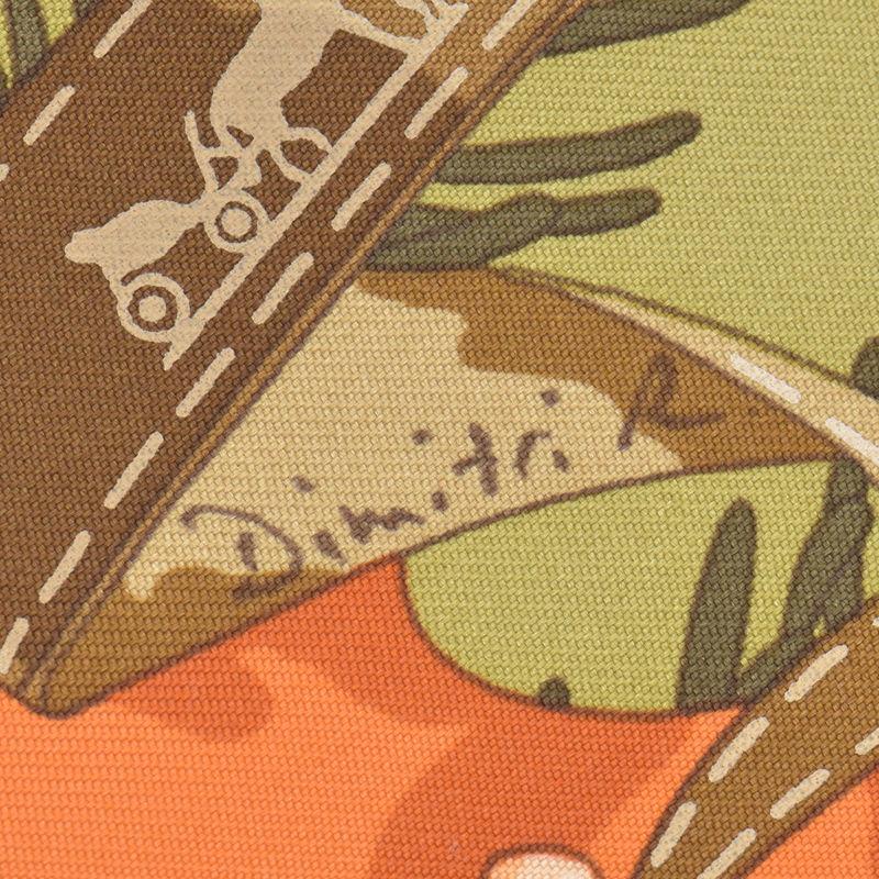 HERMES エルメス カレ90 フォーブル24番地のクリスマス シルク 