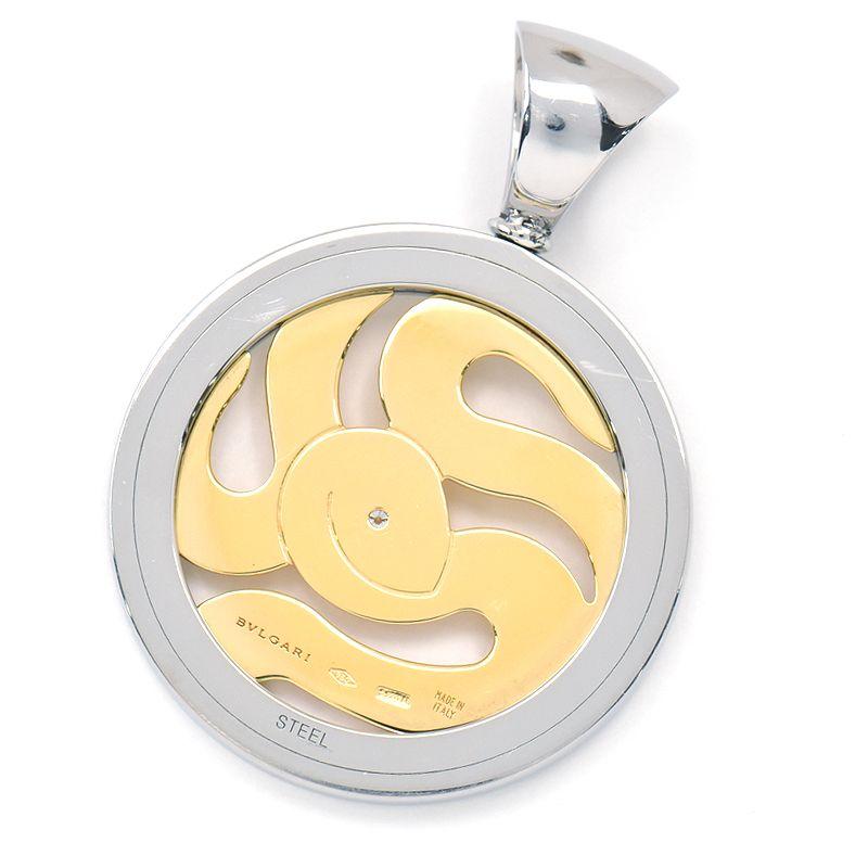 BVLGARI ブルガリ トンドスネーク ペンダントトップ K18YG SS BVLGARI ブルガリ トンドスネーク ペンダントトップ K18YG SS
