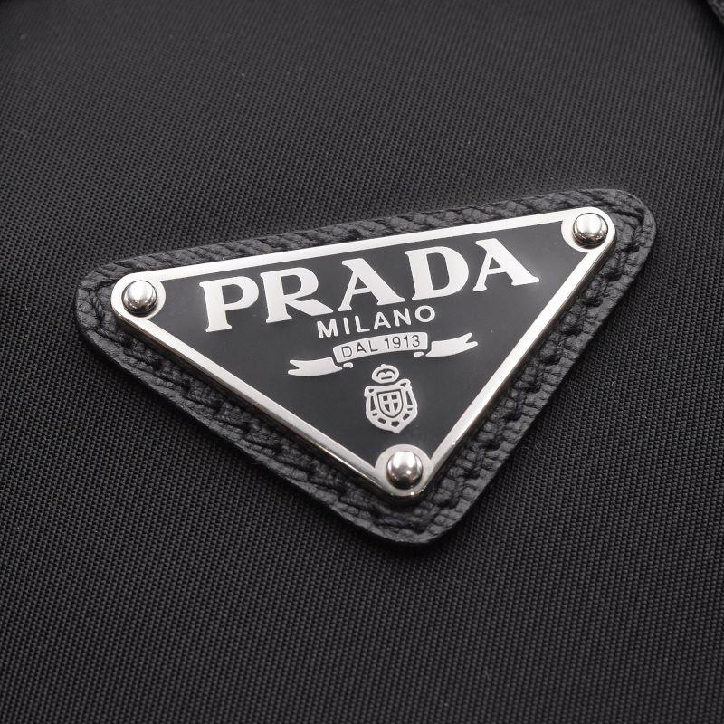 PRADA プラダ バックパック V164 ナイロン レザー ネロ リュック PRADA プラダ バックパック V164 ナイロン レザー ネロ リュック