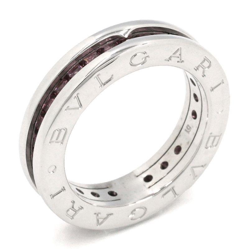 BVLGARI ビーゼロワン リング 指輪WG 51 ビー・ゼロワン ブルガリ リング 1バンド #51 11号 K18WG ビーゼロワン