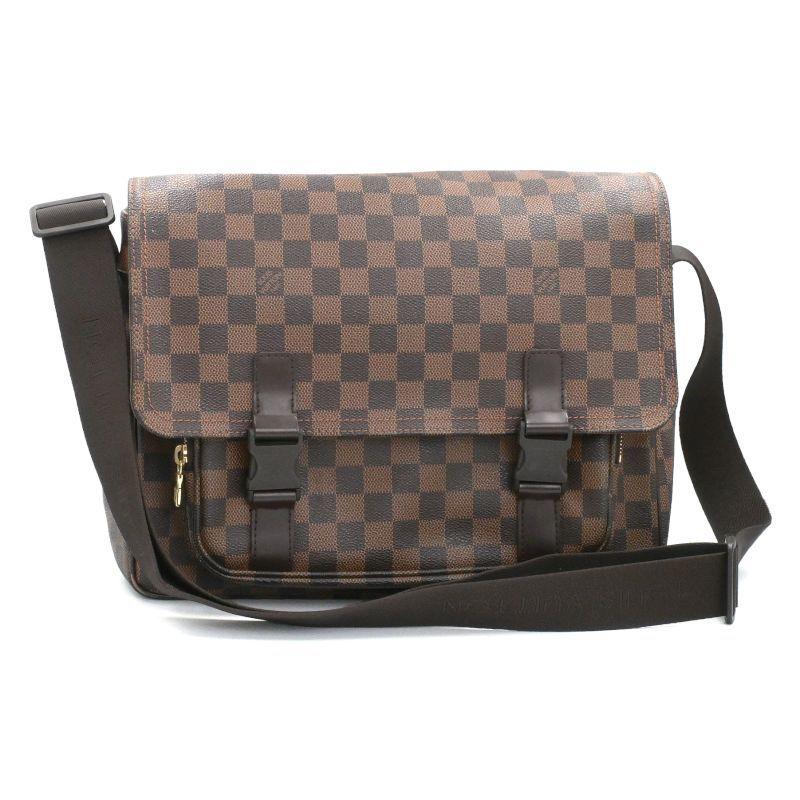 ルイヴィトン LOUIS VUITTON メッセンジャー メルヴィール N51125 ダミエ メッセンジャーバッグ カバン 斜め掛け ショルダーバッグ ダミエキャンバス エベヌ ブラウン メルヴィール ルイヴィトン メッセンジャーメルヴィール N51125