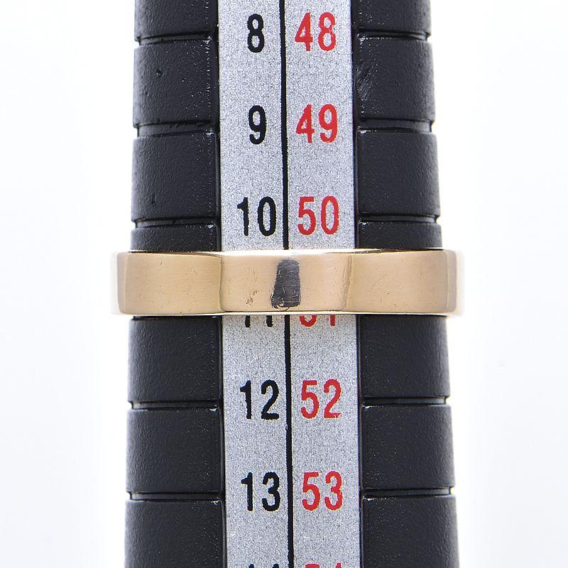 印台リング 10号 K14YG 金無垢 14金 シグネットリング 羅針盤 モチーフ 