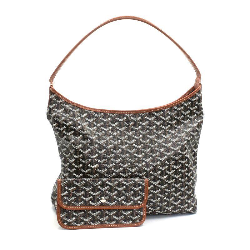 GOYARD（ゴヤール） ボエムホーボーバッグ ブラック＆タン