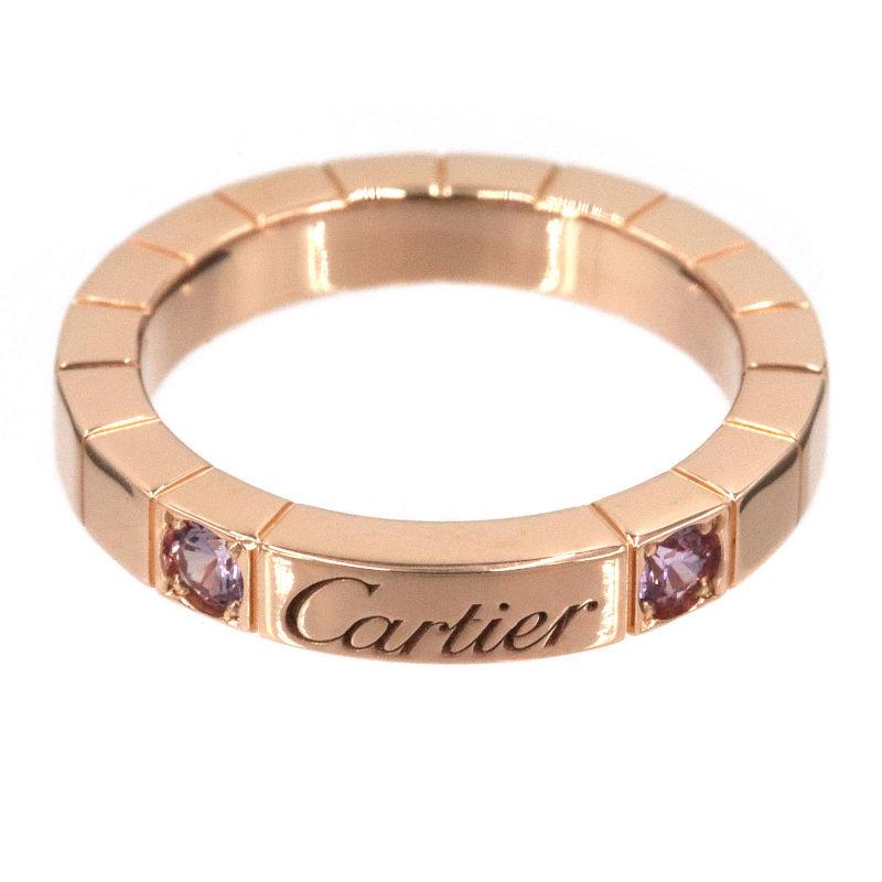 カルティエ ラニエール ピンクサファイヤリング #47 7号 K18PG 新品  