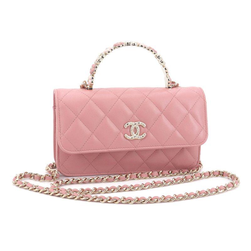 CHANEL シャネル フラップフォンケース AP3575B14310NR647 マトラッセ 