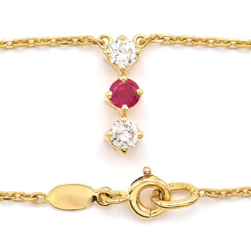 CHAUMET ショーメ クラシックルビーネックレス K18YG CHAUMET ショーメ クラシックルビーネックレス K18YG