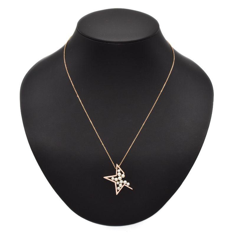 TASAKI タサキ アブストラクトスターネックレス K18PG パール TASAKI タサキ アブストラクトスターネックレス K18PG パール