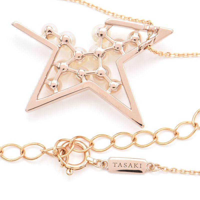 TASAKI タサキ アブストラクトスターネックレス K18PG パール TASAKI タサキ アブストラクトスターネックレス K18PG パール