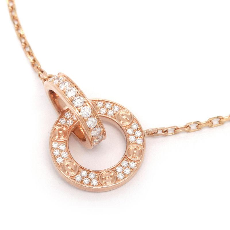 LOVE(Cartier) カルティエ ラブネックレス パヴェ B7224528 LOVE(Cartier) カルティエ ラブネックレス パヴェ B7224528