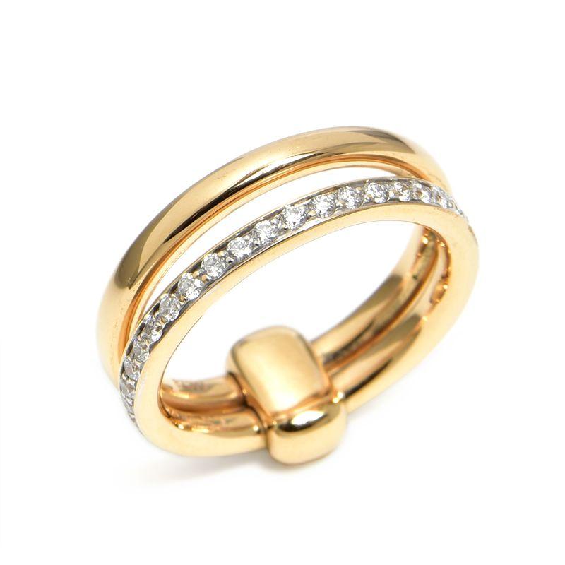 ポメラート トゥギャザーリング #52 13号 PAC0100_O7WHR_DB000 K18RG