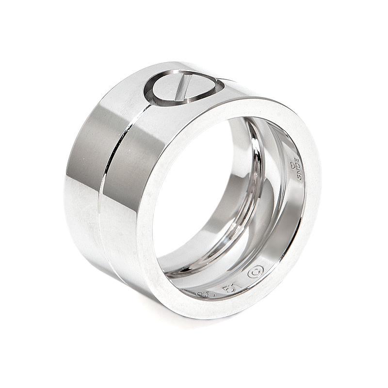 LOVE（Cartier） カルティエ ハイラブリング #51 11号 K18WG ハイLOVE