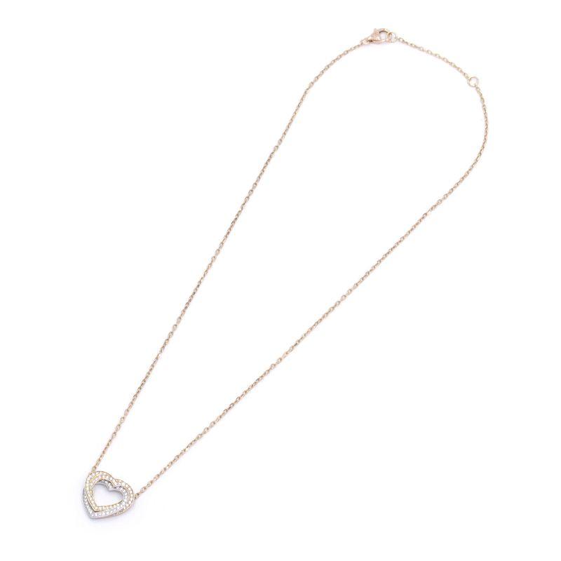 TRINITY（Cartier） カルティエ トリニティハートネックレス K18YG