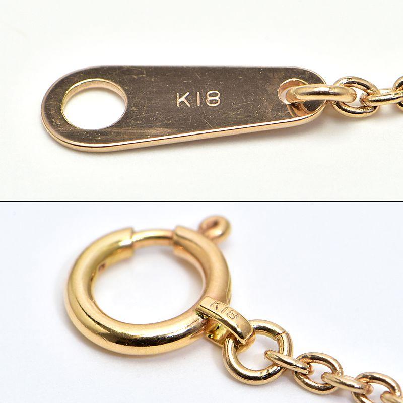 WALTHAM（ウォルサム） 0.22ct天然ダイヤモンドネックレス K18PG 