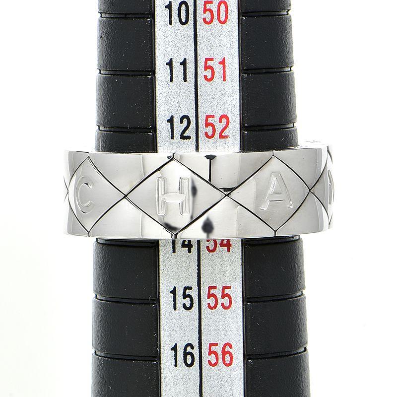 マトラッセ シャネル マトラッセリング 13号 K18WG マトラッセデザイン 