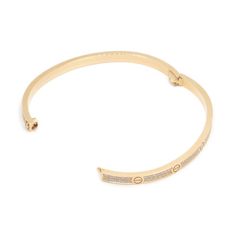 LOVE（Cartier） カルティエ Loveブレスレット スモールモデル パヴェ