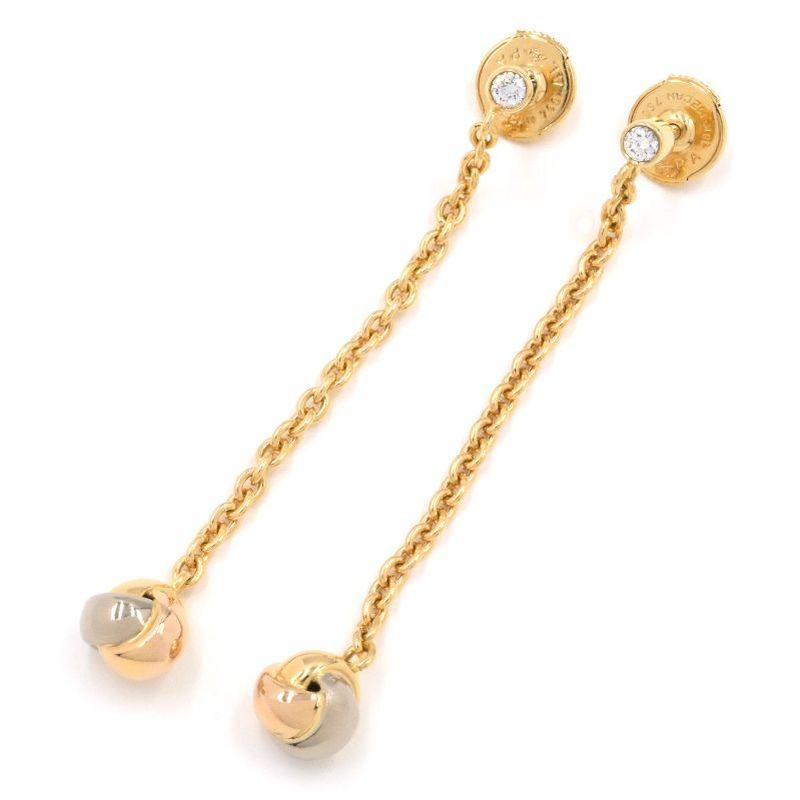 Cartier（カルティエ） ベビートリニティピアス K18YG K18WG K18PG 一