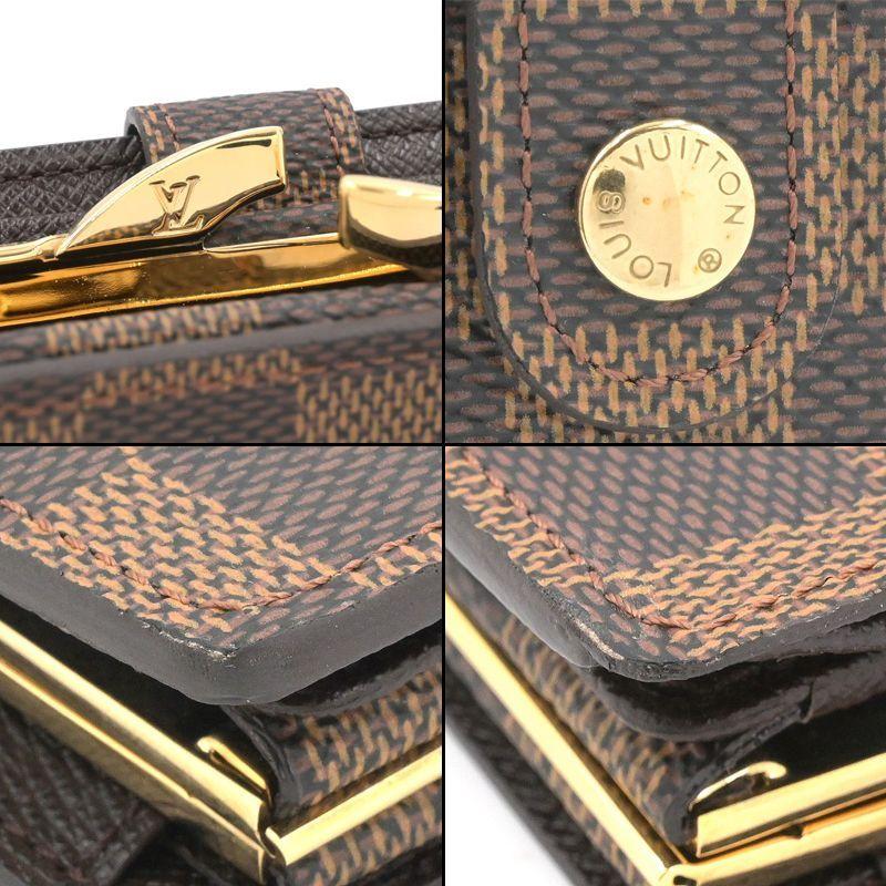 LOUIS VUITTON ルイヴィトン ダミエ ヴィエノワ 折り財布 ブラウン LOUIS VUITTON（ルイ・ヴィトン） ポルトモネビエヴィエノワ N61664