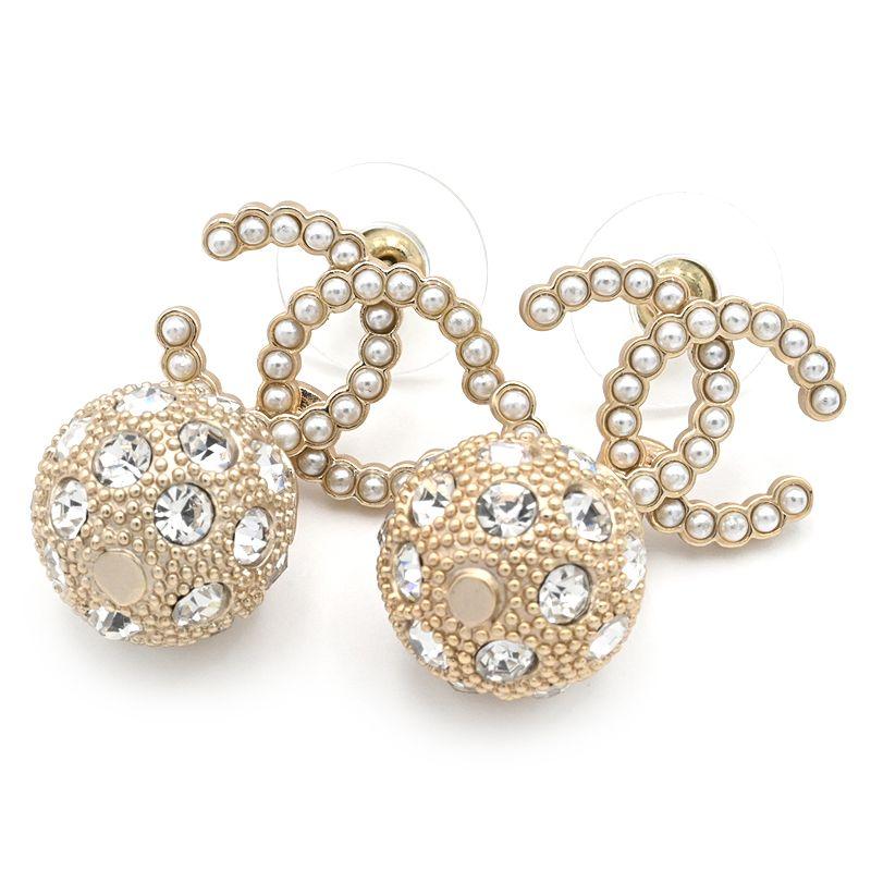 CHANEL シャネル ピアス ココマークミラーピアス CHANEL（シャネル） ココマークピアス 22A メタル ミラーボール ミラー