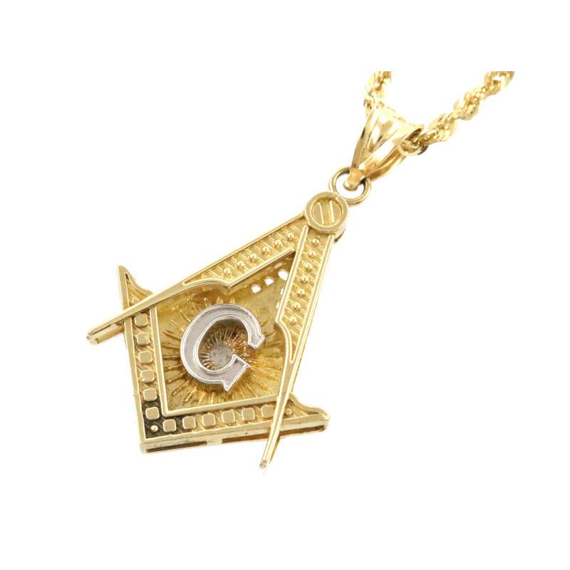 アバランチ ペンダント 10k Yg フリーメイソン イエローゴールド ネックレス アクセサリー ペンダントヘッド メンズ 中古 送料無料 C コレクションシバ 通販 Yahoo ショッピング
