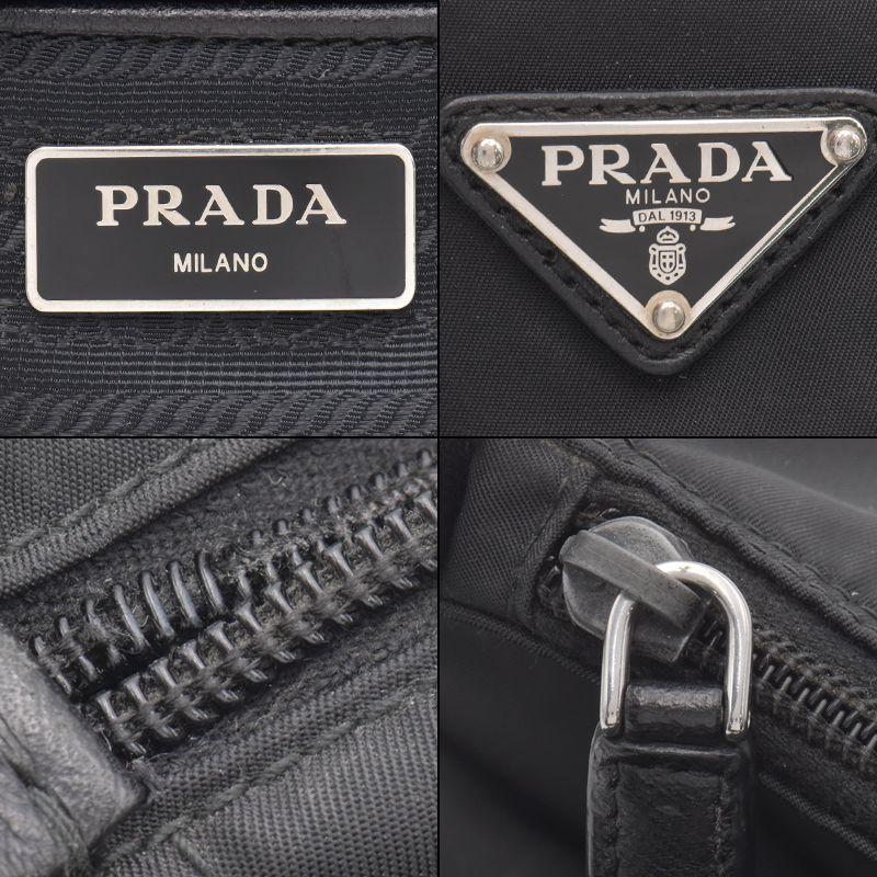 PRADA プラダ ショルダーバッグ ナイロン レザー ネロ クロス PRADA プラダ ショルダーバッグ ナイロン レザー ネロ クロス