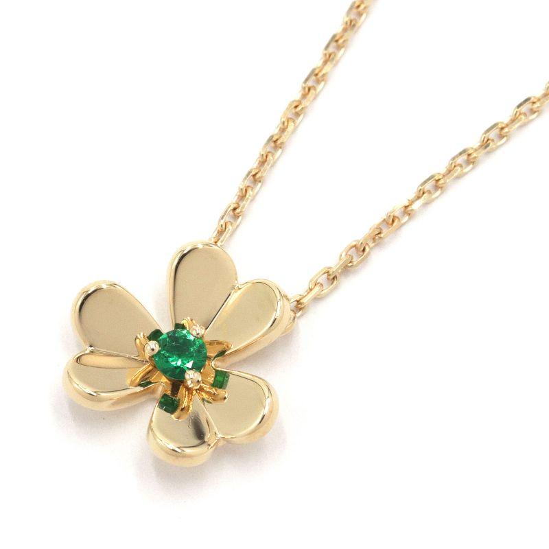 ヴァンクリーフ&アーペル フリヴォルネックレスミニモデル K18YG  