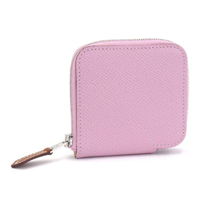 HERMES エルメス アザップコンパクトシルクイン コインケース モーヴ 