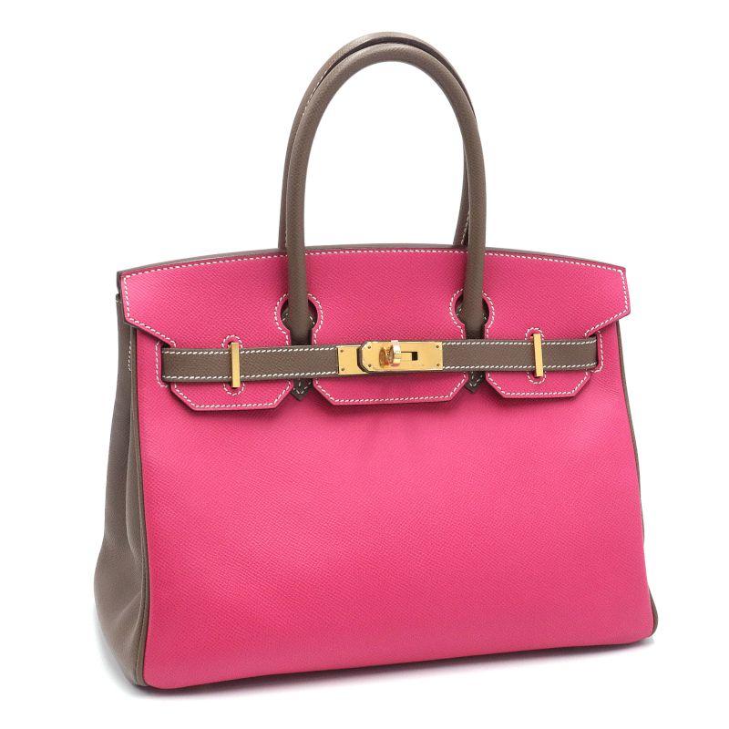 Birkin エルメス バーキン30 パーソナルオーダー ハンドバッグ ローズ 