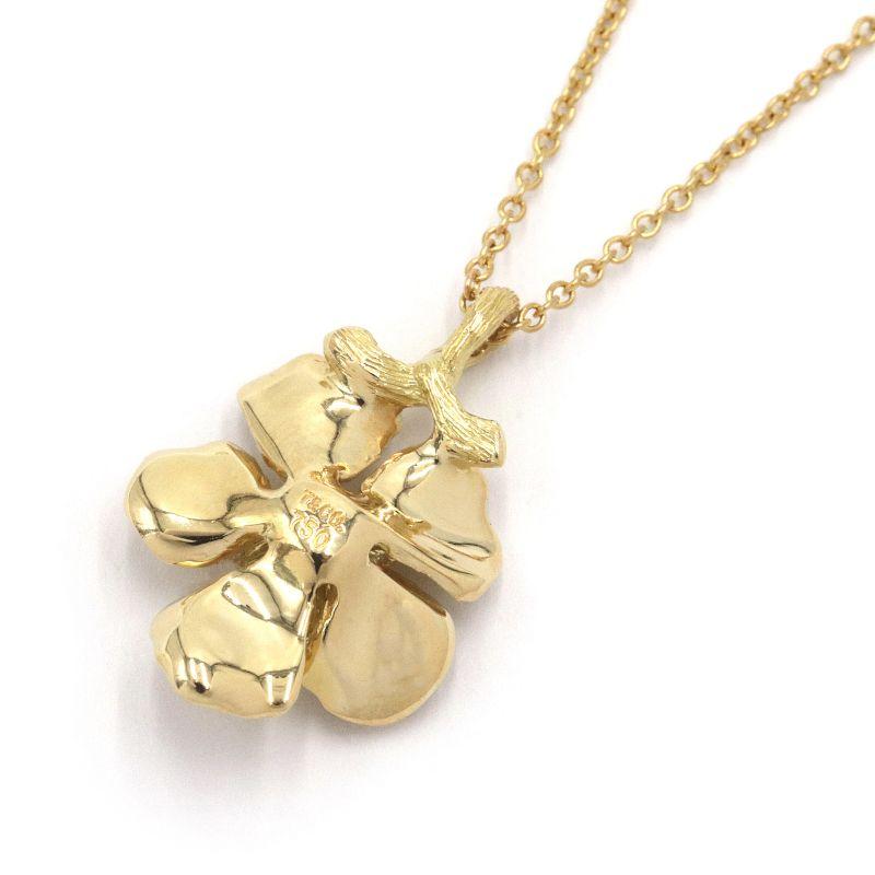 TIFFANY&Co. ティファニー フラワーネックレス K18YG 新品仕上済 TIFFANY&Co. ティファニー フラワーネックレス K18YG 新品仕上済
