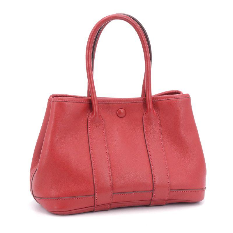 エルメス ガーデンツイリーTPM トートバッグ ヴァーミリオンレッド  