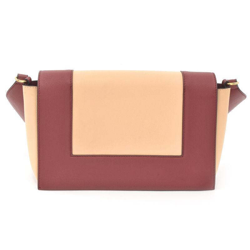 CELINE セリーヌ フレーム 180263AQO.27RY カーフレザー バーガンディ 