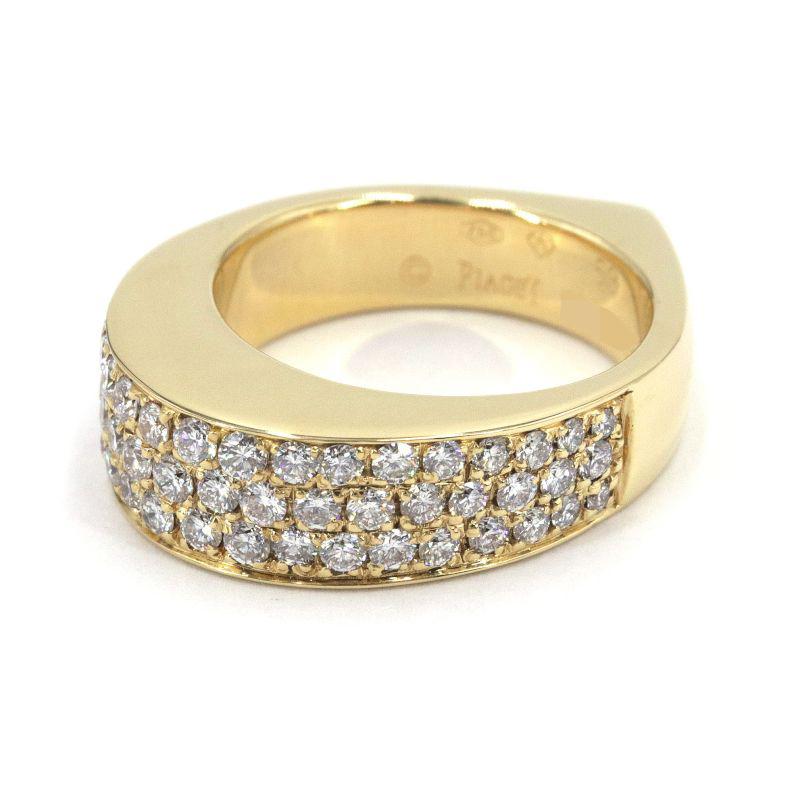 PIAGET ピアジェ ミレニアムリング #53 12号 K18YG ダイヤモンド 新品  