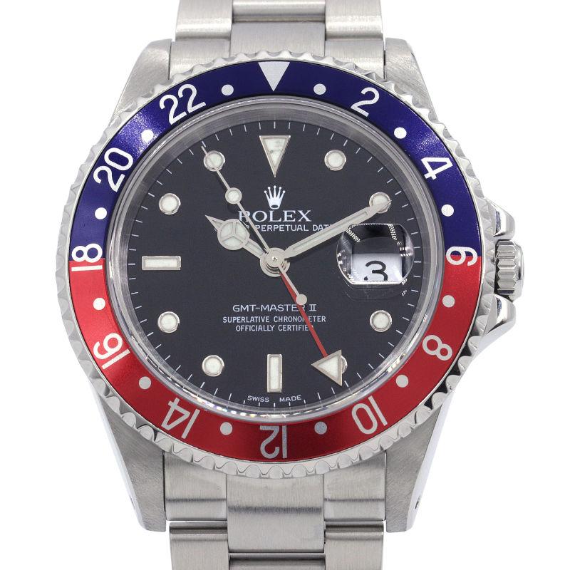 GMTマスターII [3年保証] ロレックス メンズ GMTマスター2 16710 P番  